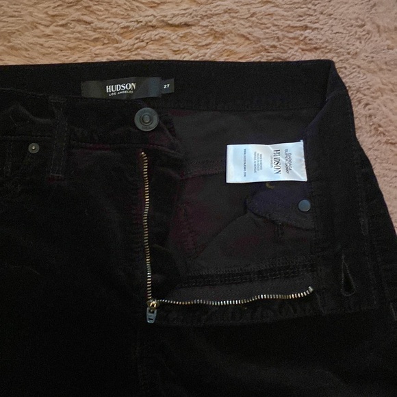 Black velvet skinny jeans - Picture 3 of 6